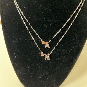 NWT Dainty Alphabet Necklaces
